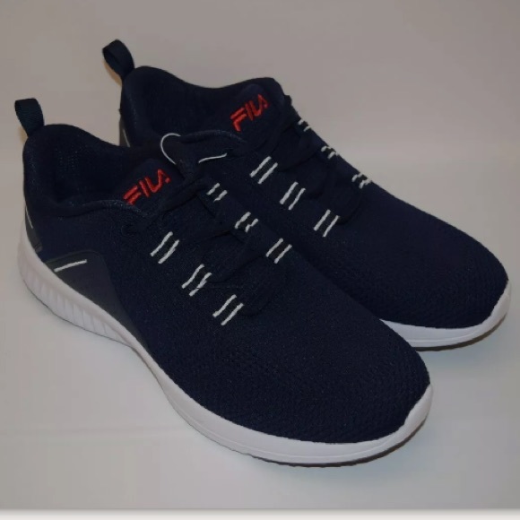 🏃Fila Men's VERSO Athletic Shoes Navy Blue - Picture 2 of 4